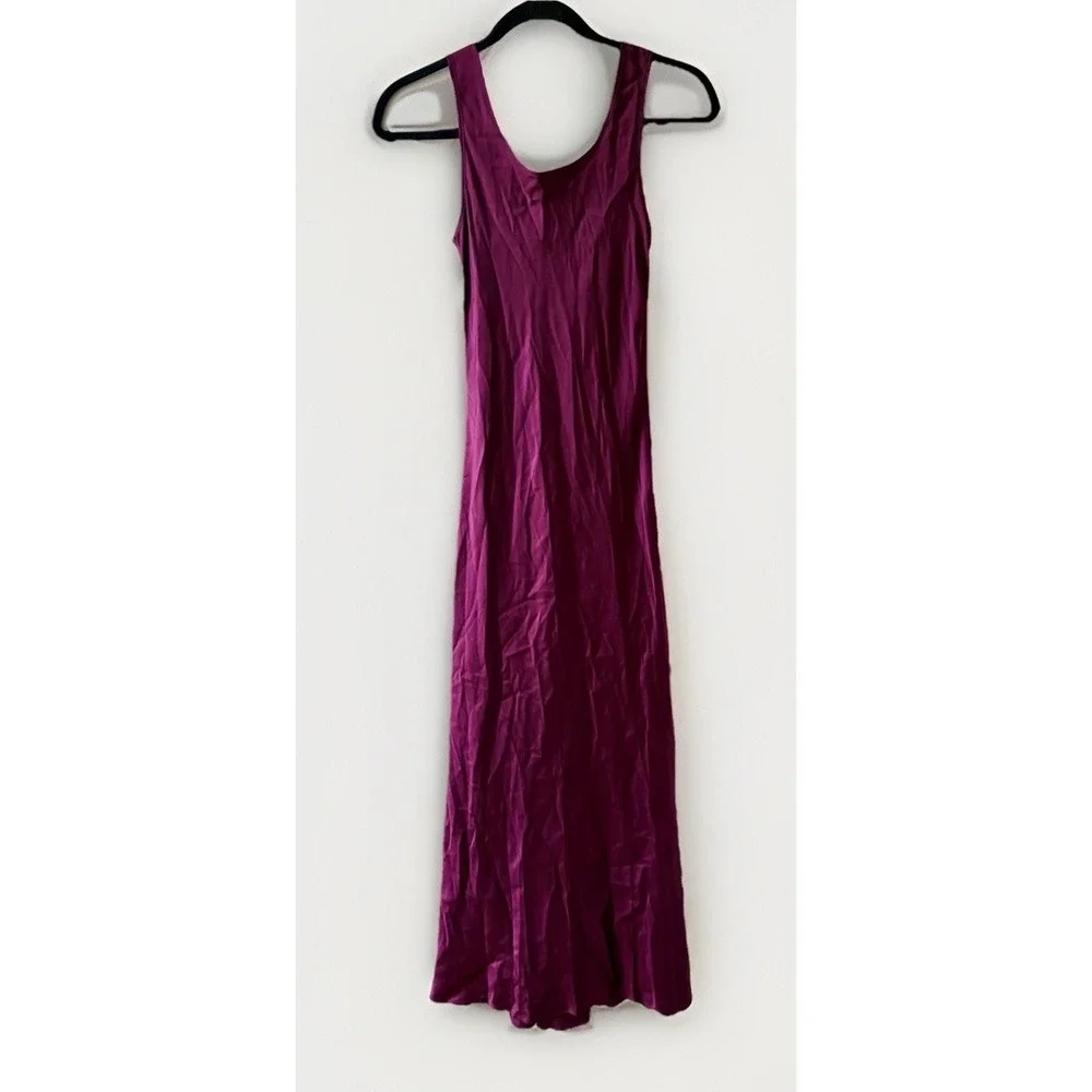 Betsey Johnson Vintage 100% Silk Dress Bias Cut Made In USA Size P - Picture 1 of 8